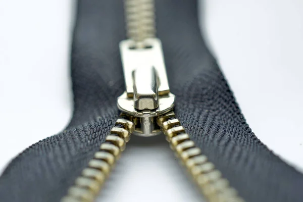 Close Image Zippers — Stock Photo, Image