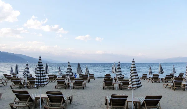 Ohrid Lake, Pogradec, Albânia — Fotografia de Stock