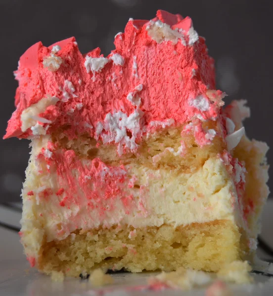 Textuur van een lekkere zelfgemaakte cake — Stockfoto