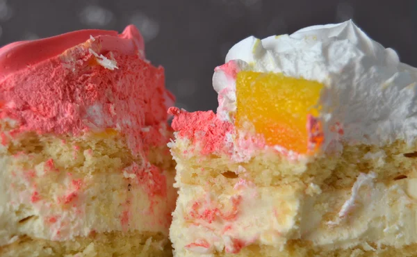 Textuur van een lekkere zelfgemaakte cake — Stockfoto