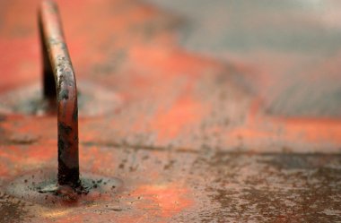 metal aşınmış doku