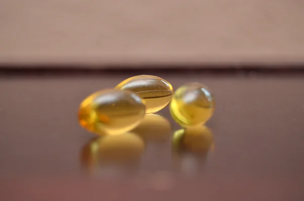 Omega-3-Kapseln — Stockfoto