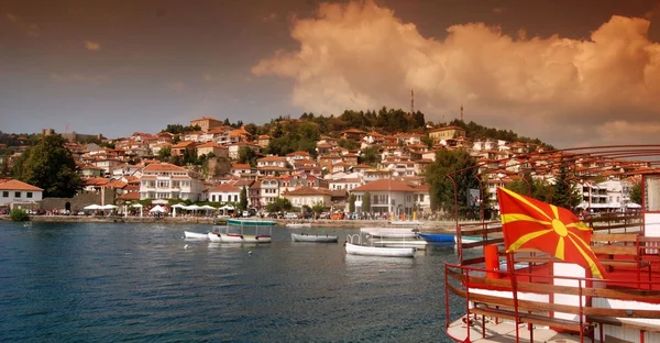 Lago ohrid, Macedonia — Foto de Stock