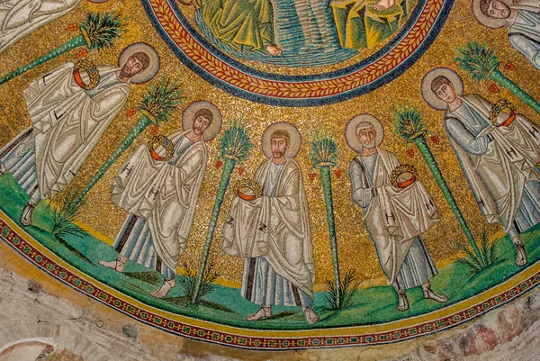 Byzantine mosaics of city of Ravenna in Italy — Stock Photo, Image