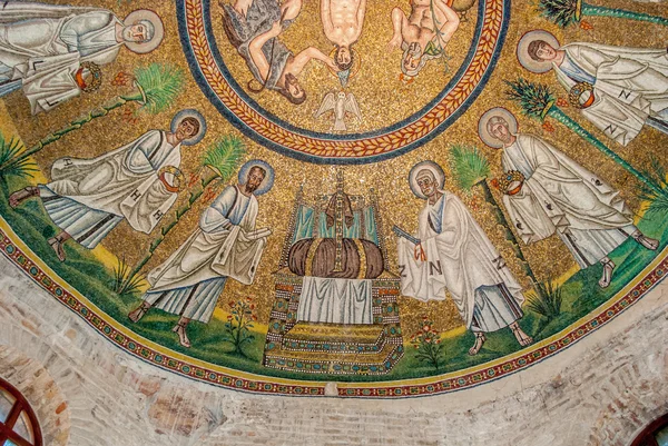 Byzantine mosaics of city of Ravenna in Italy — Stock Photo, Image