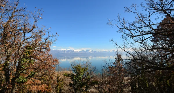 Großer See Prespa, Mazedonien — Stockfoto