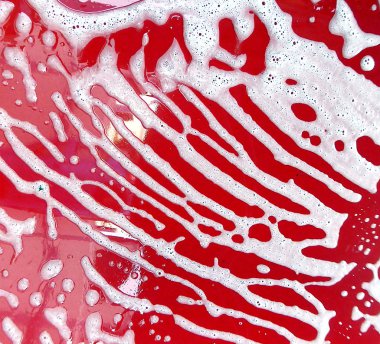 Araba köpük doku yıkama