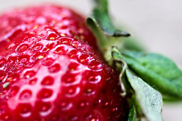 Aardbei kleur vruchten — Stockfoto