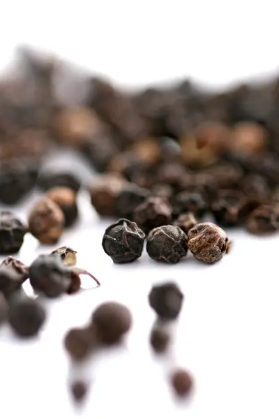 Black Pepper Isolated On A White Background Stock Picture