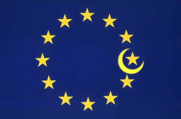 Future flag of European Union — Stock Photo, Image