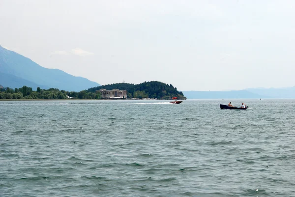 Jezero Ohrid, Makedonie — Stock fotografie