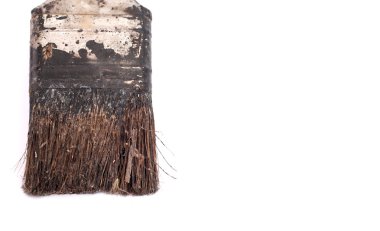 eski kullanılan boya fırça ve Sünger