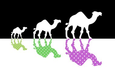 Develer, seyahat kavramı kervanı