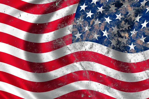 Grunge USA flag — Stock Photo, Image