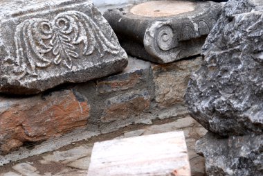 Antik sütun, ayrıntıları, 