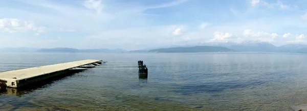 Lago Prespa, Macedonia — Foto de Stock