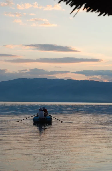 Lago Prespa, Macedonia , — Foto de Stock