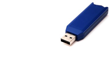 Mavi usb flash sürücü