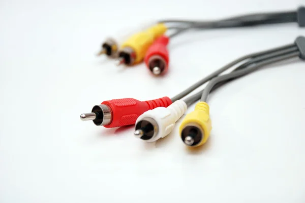 Audio video cables — Stock Photo, Image