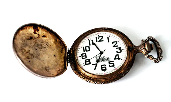 Reloj de bolsillo viejo — Foto de Stock