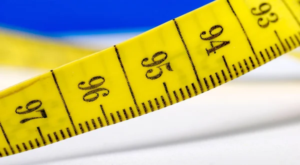 Rolled measuring lint — Stock Photo, Image