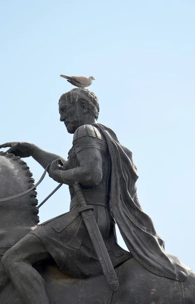 Monumento de Philip Macedonian em Bitola, Macedonia — Fotografia de Stock