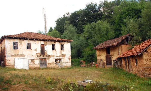 Makedonská vesnice dům — Stock fotografie