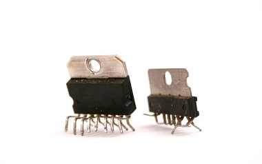 teknoloji kavramı. damagaed işlemci birimi