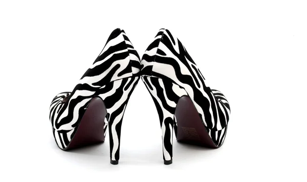 Vysoké podpatky Zebra — Stock fotografie