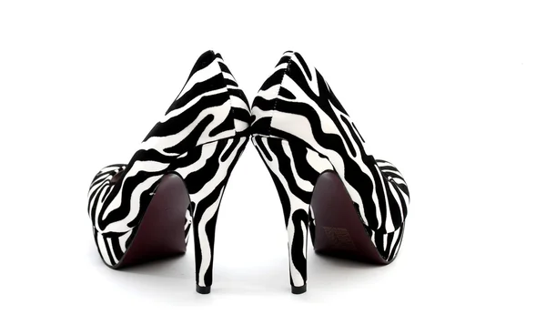 Zebra High Heels Stock Image