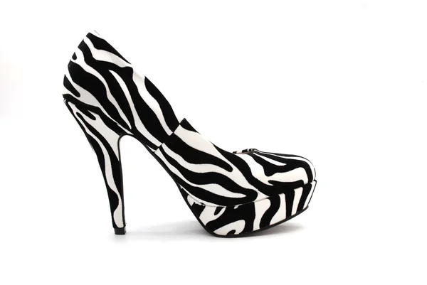 Zebra High Heels Royalty Free Stock Images