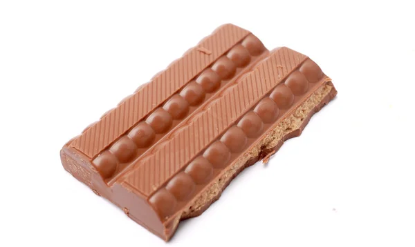 Darab csokoládé krémmel töltve — Stock Fotó