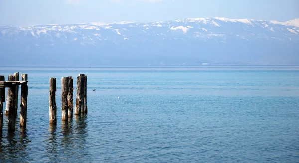 Lago ohrid, macedonia — Foto Stock