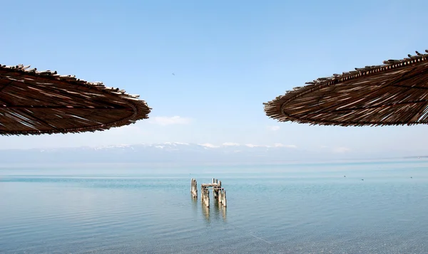 Lake Ohrid, Macedonië — Stockfoto