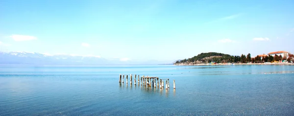 Lago Ohrid, macedónia — Fotografia de Stock