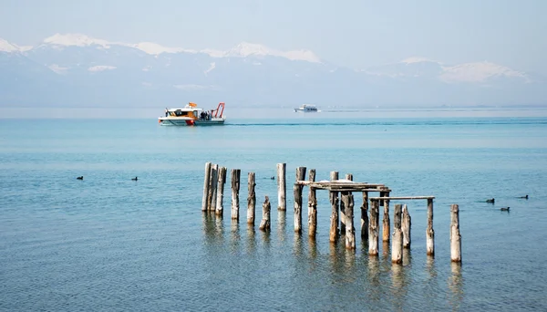 Lago ohrid, Macedonia — Foto de Stock