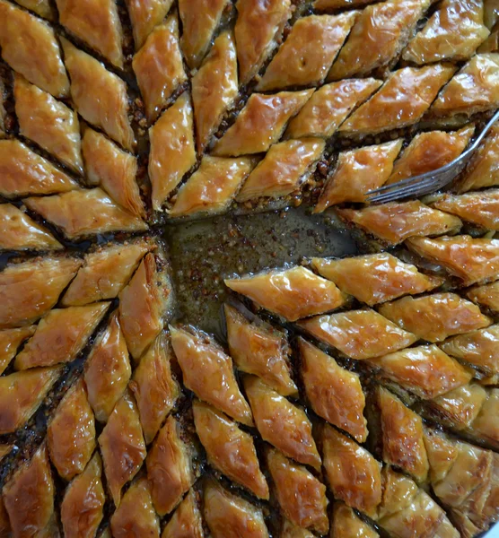 Homemade turkish baklava — Stock Photo, Image