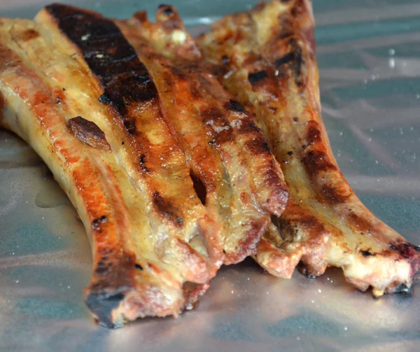 Carne saporita alla griglia — Foto Stock