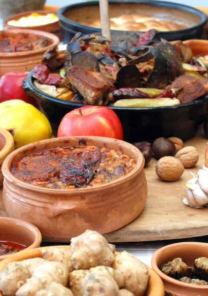 Tradycyjne potrawy z Macedonii — Zdjęcie stockowe