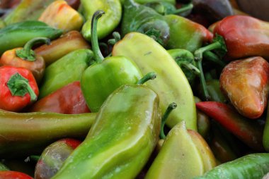 Paprika bir çiftçi pazarda Satılık