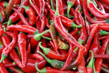 Paprika bir çiftçi pazarda Satılık