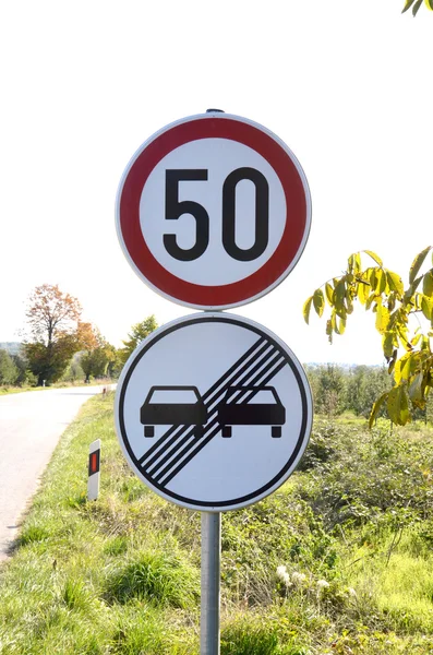 Avrupa'da trafik işaretleri — Stok fotoğraf