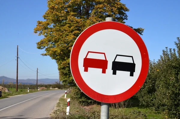 유럽의 교통 표지판 — 스톡 사진