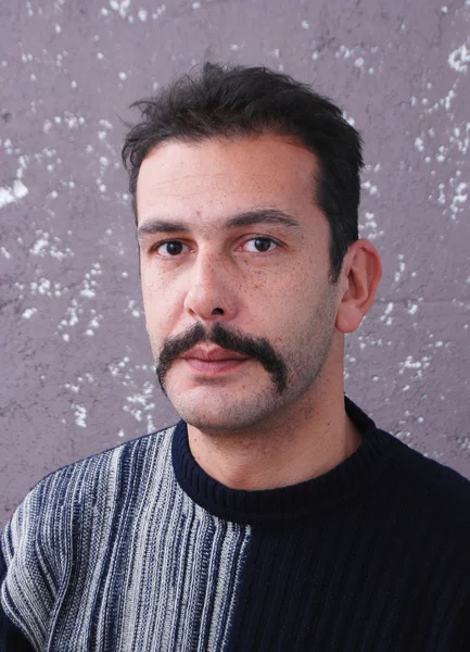 Bărbat cu mustață — Fotografie, imagine de stoc
