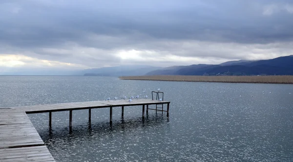 Lago di Ohrid, Macedonia — Foto Stock