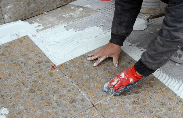 New Floor tiling — Stock Photo, Image