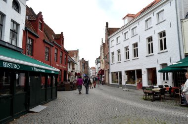 Belçika Zeebrugge şehrin eski mimari