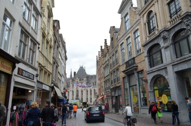 Belçika Zeebrugge şehrin eski mimari