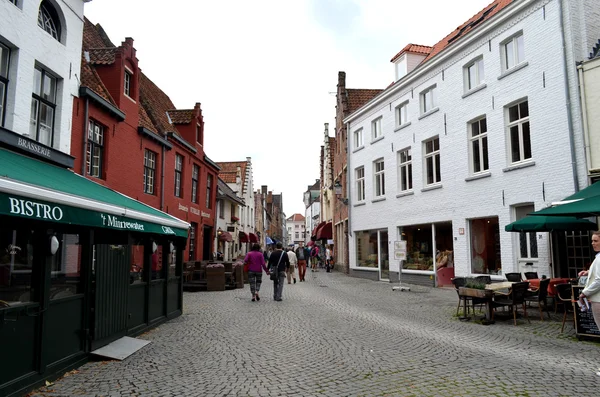Belçika Zeebrugge şehrin eski mimari — Stok fotoğraf