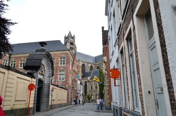 Belçika Zeebrugge şehrin eski mimari — Stok fotoğraf